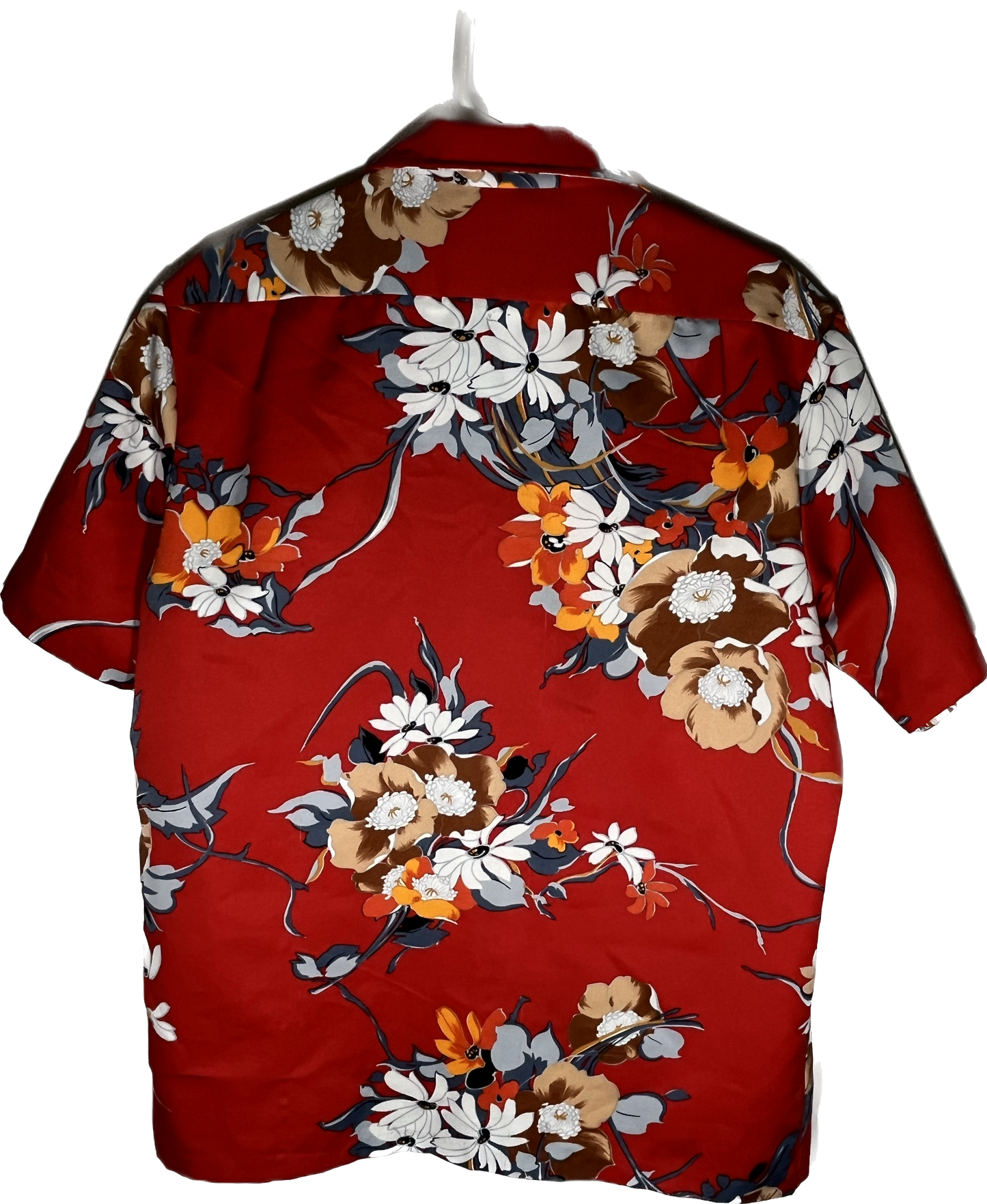 80's Nani Hawaiian Short Sleeve Shirt - Large - 22” x 28.5”