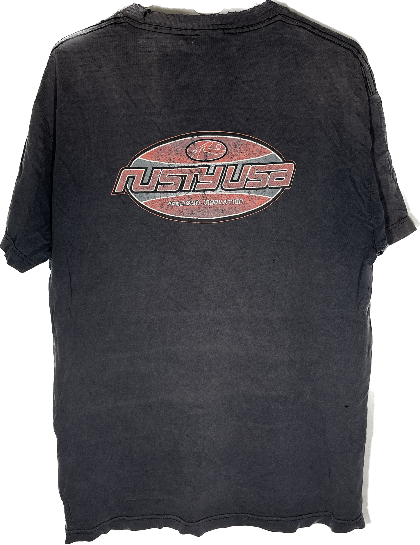 90's Rusty USA Fader Tshirt - Medium - 21.5” x 26”