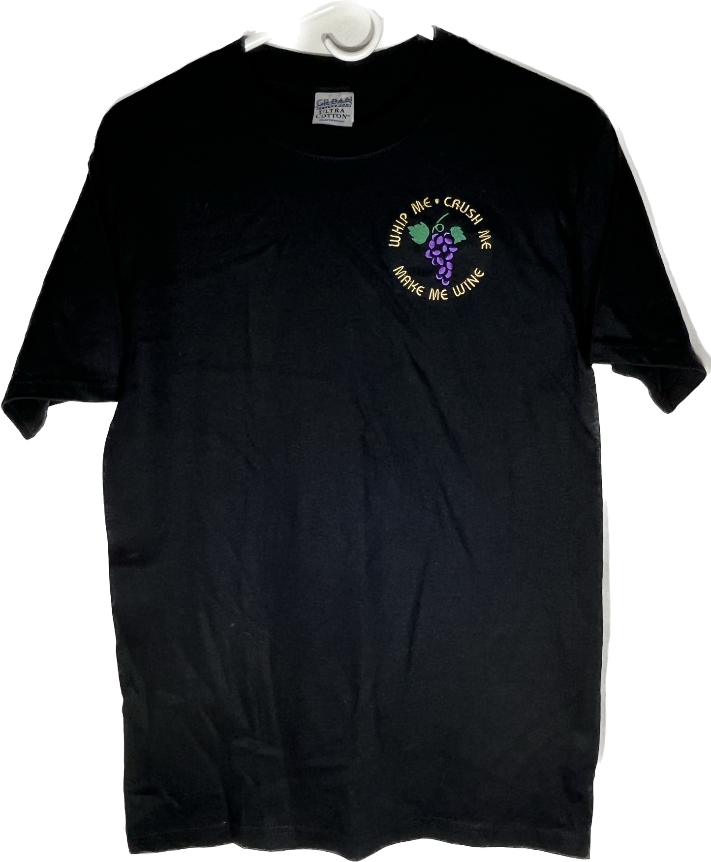 Whip Me Crush Me Make Me Wine Tshirt - XSmall - 17.5” x 26.5”