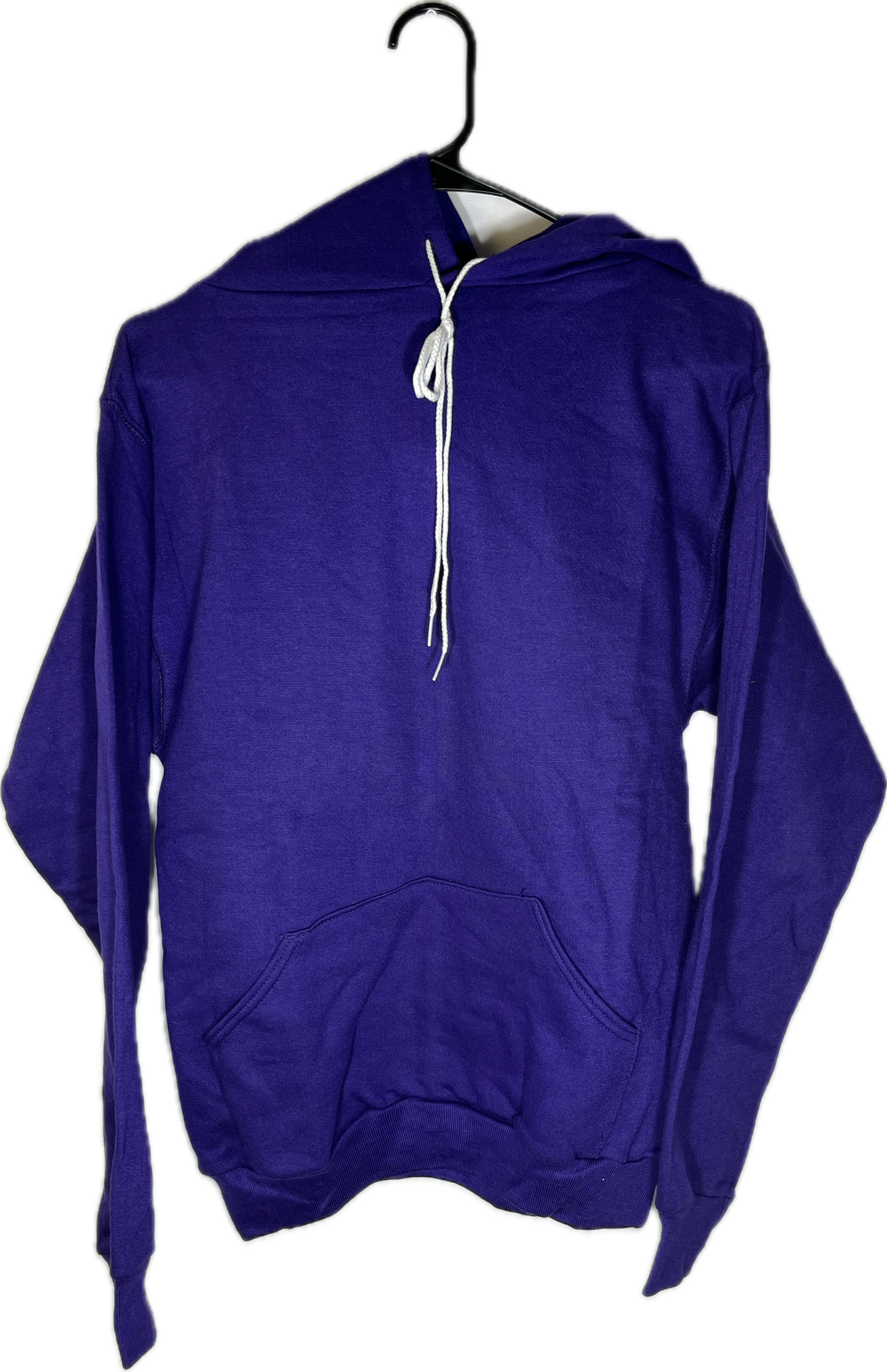 80’s Russell Athletic Blank Purple Hoodie Sweatshirt - Small - 19” x 25”