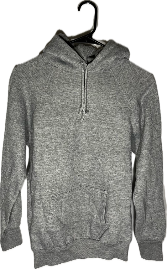 80’s Steinwurtzel Blank Grey Hoodie Sweatshirt - Small - 18” x 24”