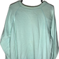 90’s Hanes Her Way Blank Teal Boxy Crewneck Sweatshirt - XLarge - 24.5” x 26.5”