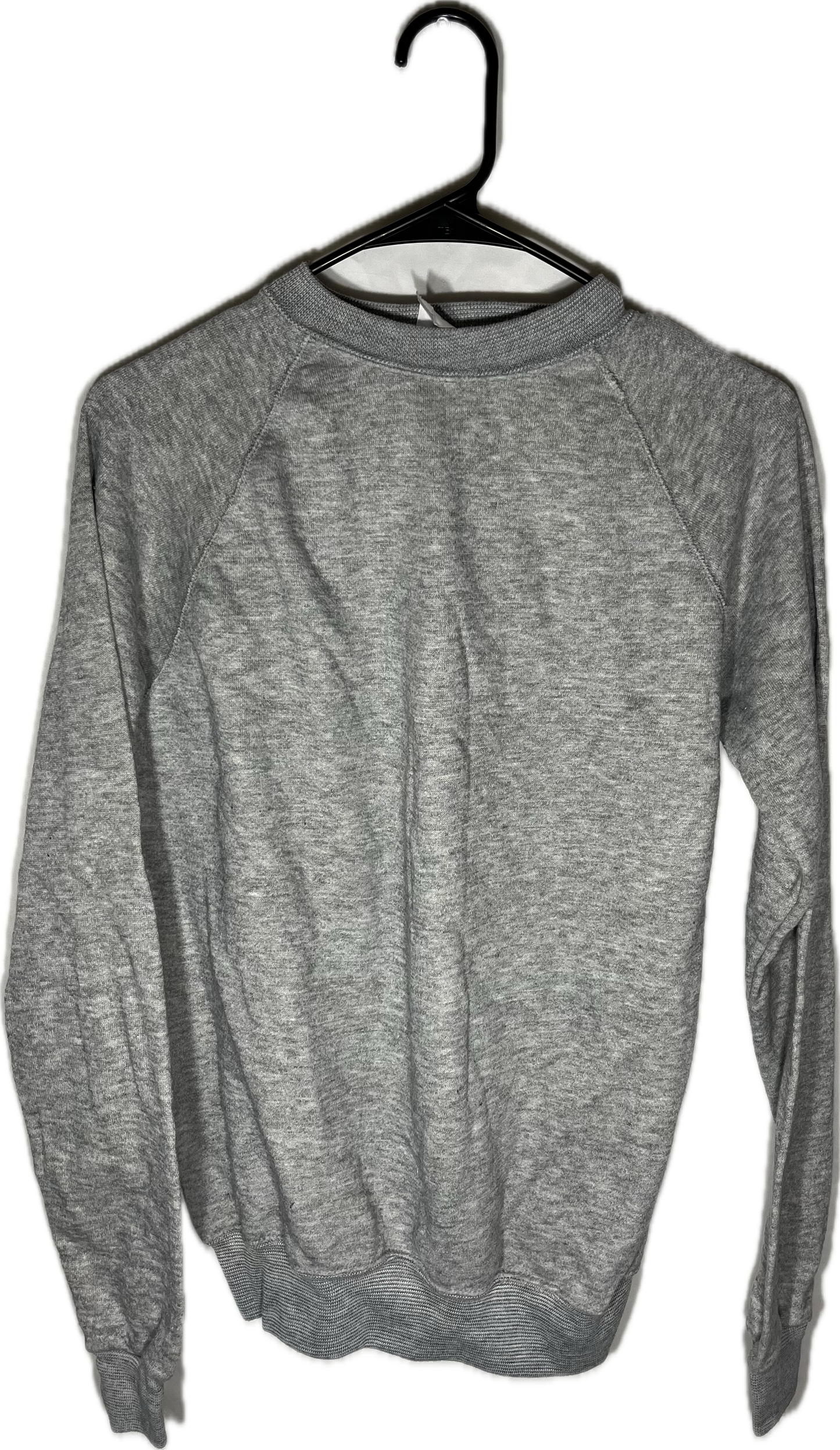 80’s JCPenney Blank Grey Crewneck Sweatshirt - Medium - 21.5” x 25”