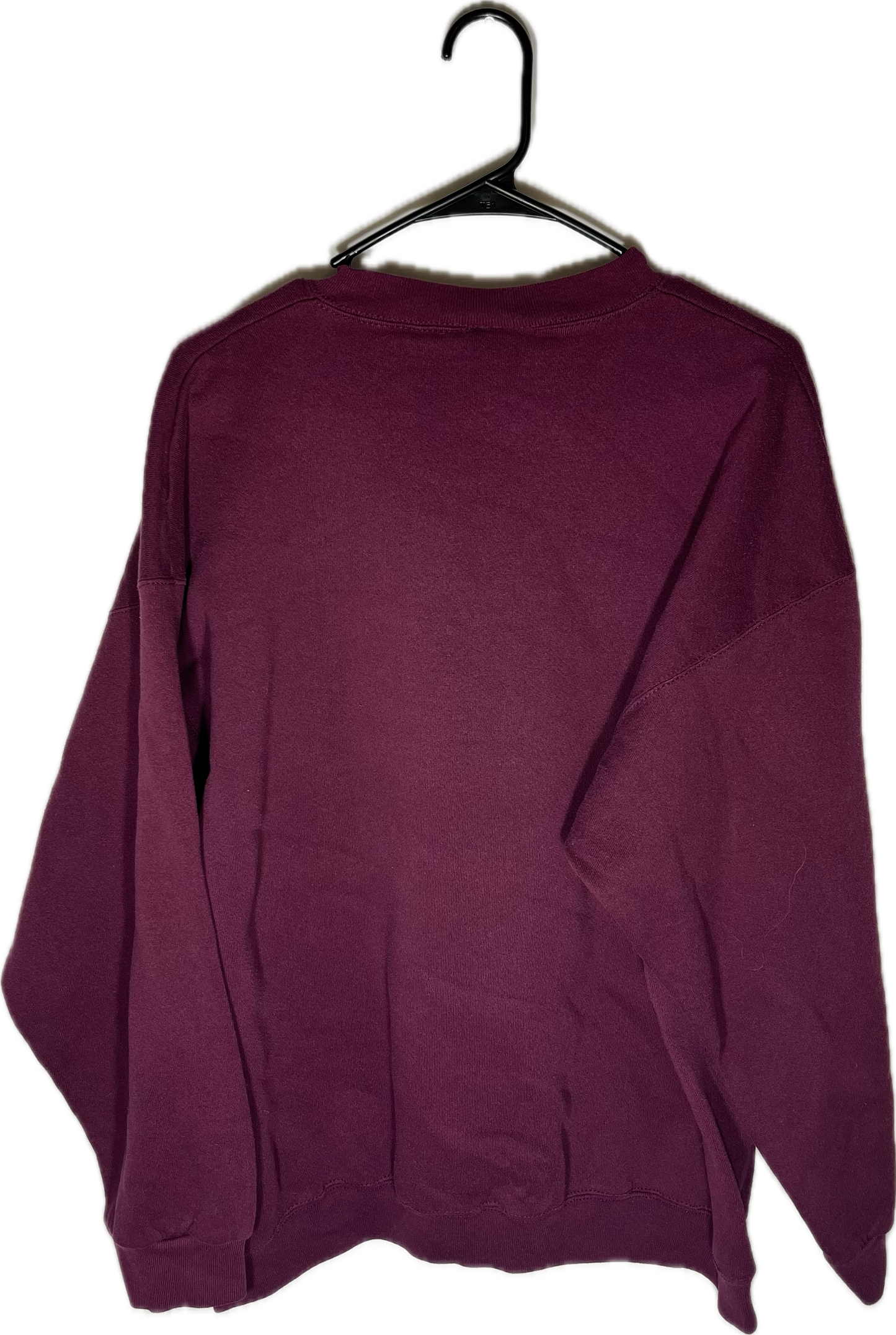 90’s Tultex Maximum Sweats Blank Maroon Crewneck Sweatshirt - XLarge - 25” x 27.5”