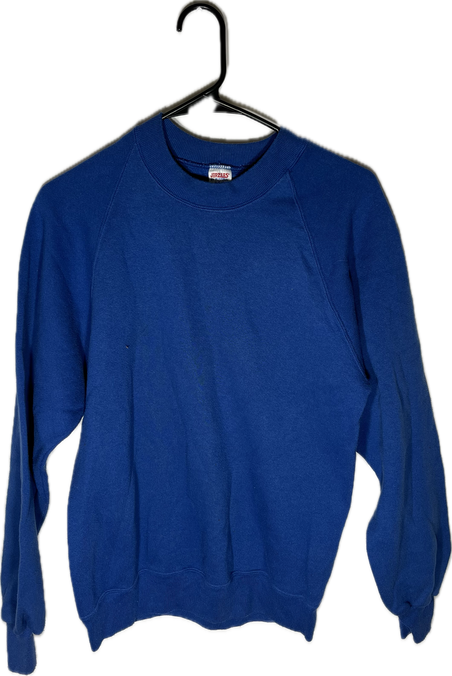 90’s Jerzees Russell Athletic Blank Blue Crewneck Sweatshirt - Small - 18.5” x 24.5”