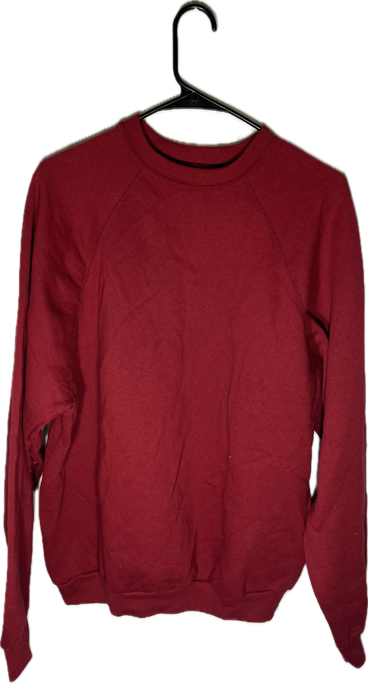 90’s Tultex Blank Red Crewneck Sweatshirt - XLarge - 24” x 25.5”