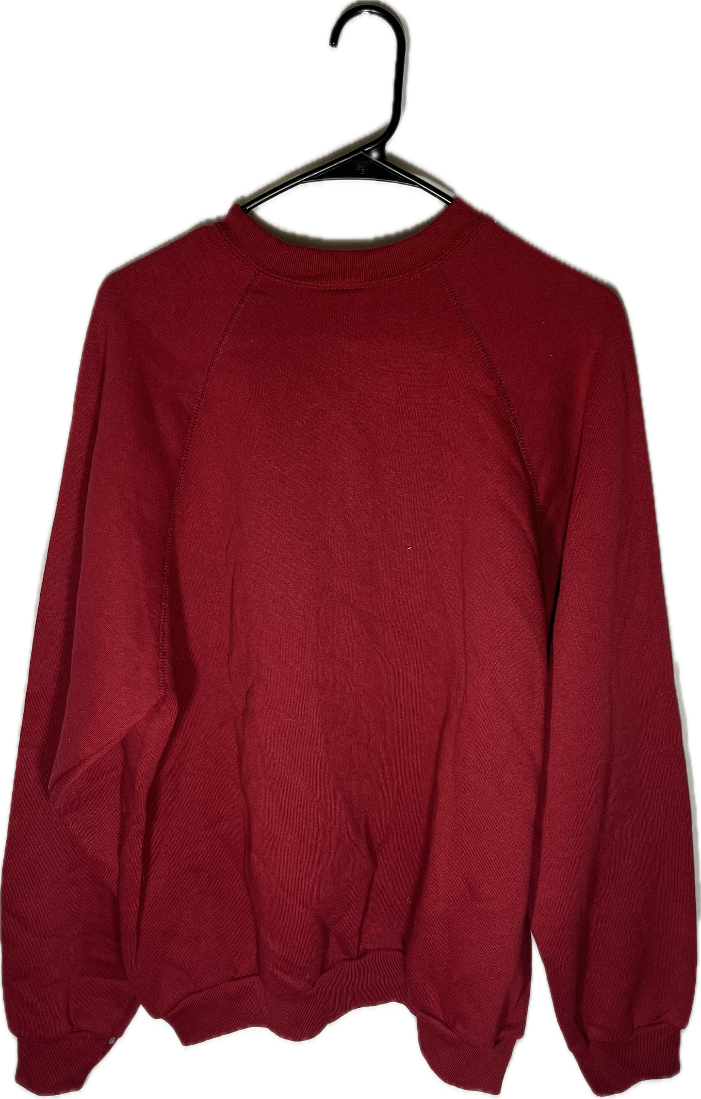 90’s Tultex Blank Red Crewneck Sweatshirt - XLarge - 24” x 25.5”