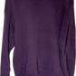 90’s Jerzees Blank Plum Crewneck Sweatshirt - Medium - 20” x 26”