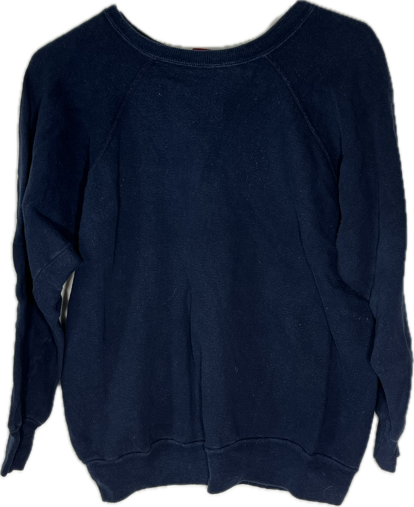 80’s Sears Kings Road Blank Boxy Navy Crewneck Sweatshirt - Medium - 20” x 21”