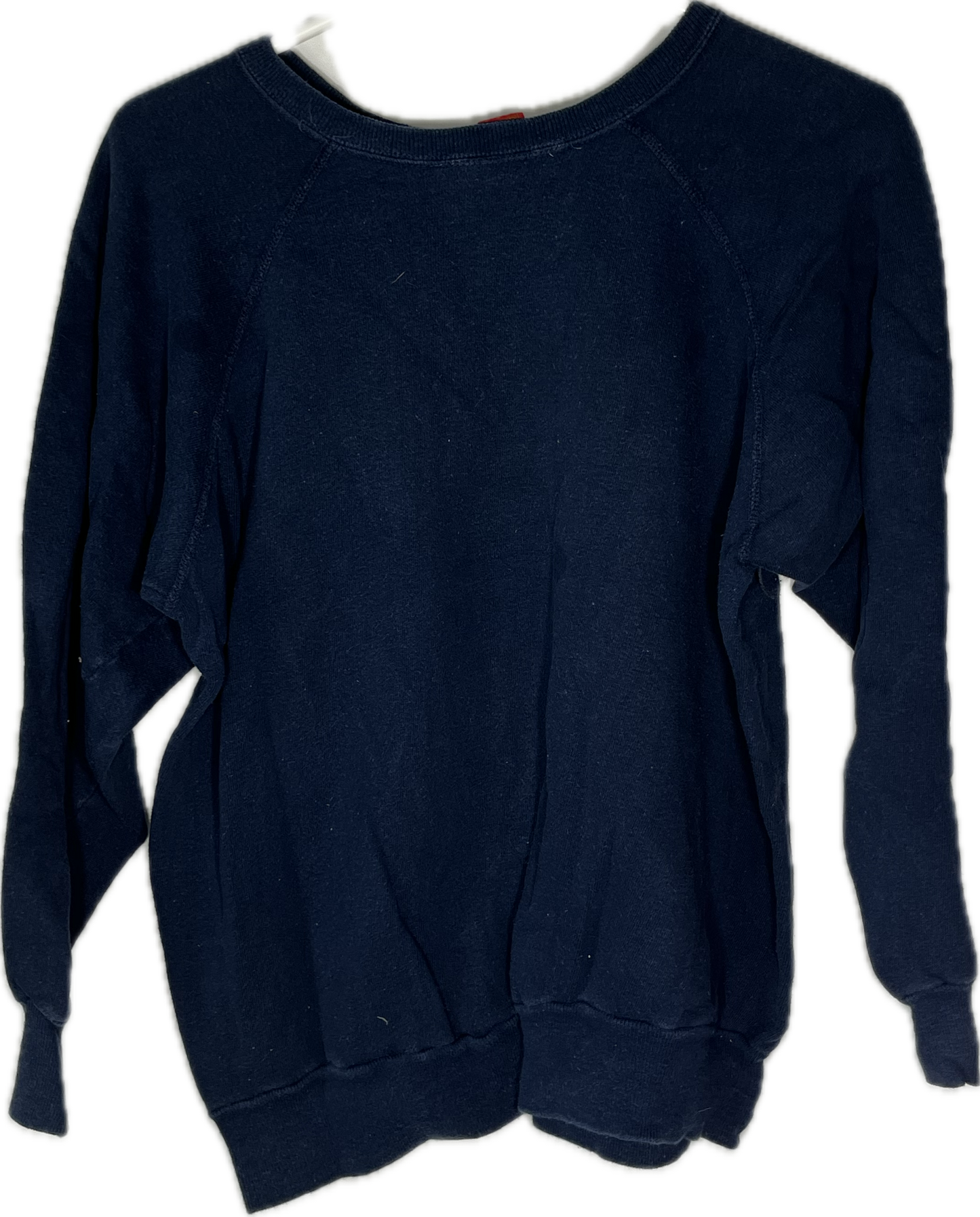 80’s Sears Kings Road Blank Boxy Navy Crewneck Sweatshirt - Medium - 20” x 21”