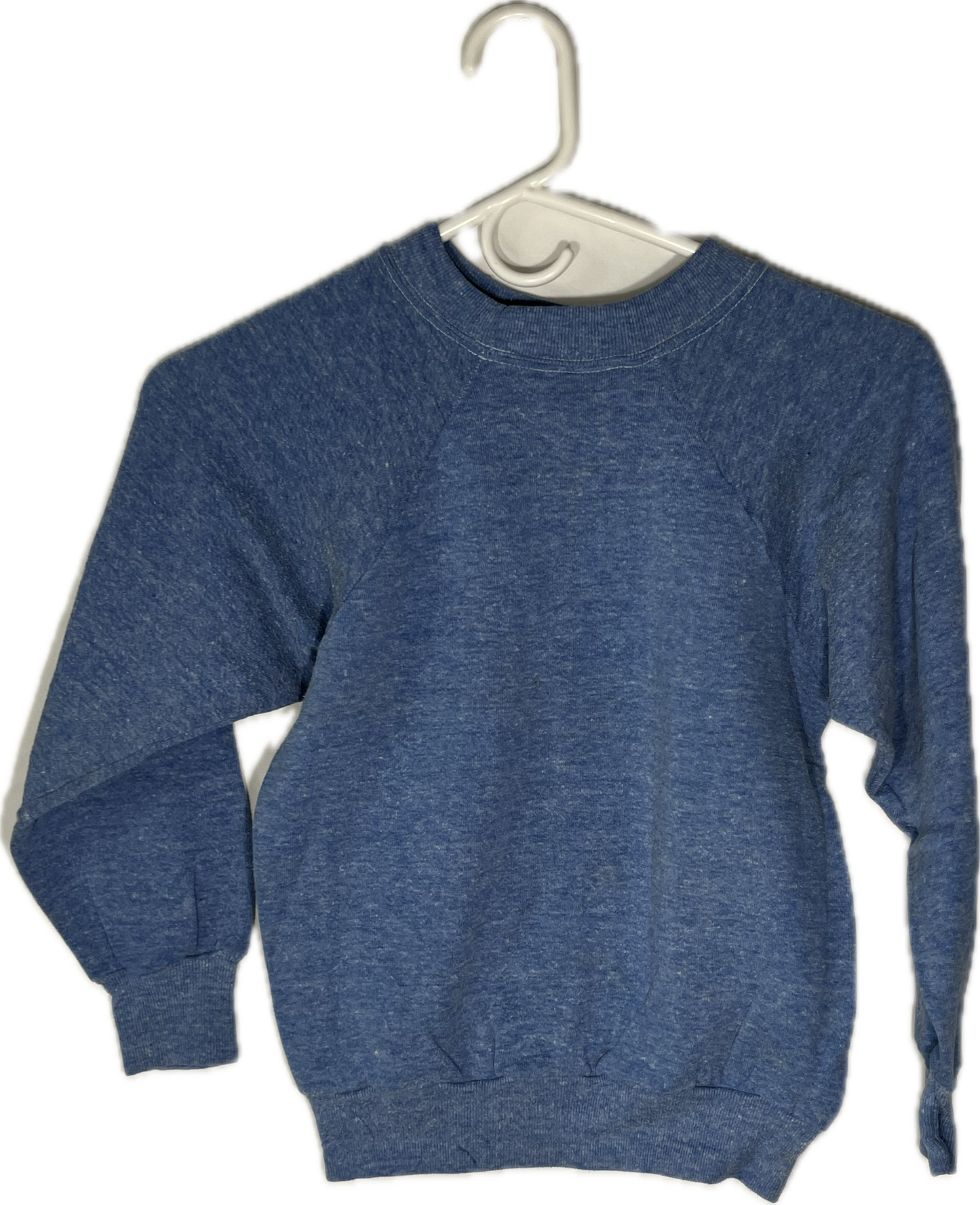 70’s Blank Blue Crewneck Sweatshirt - XSmall - 14” x 18”