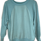 70’s Blank Baby Blue Boxy Crewneck Sweatshirt - Large - 22” x 20.5”