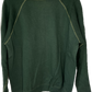 80’s Blank Boxy Green Contrast Stitch Crewneck Sweatshirt - Large - 23.5” x 24”