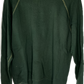 80’s Blank Boxy Green Contrast Stitch Crewneck Sweatshirt - Large - 23.5” x 24”