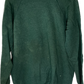 80/90’s Blank Boxy Green Crewneck Sweatshirt - Large - 22.5” x 22.5”