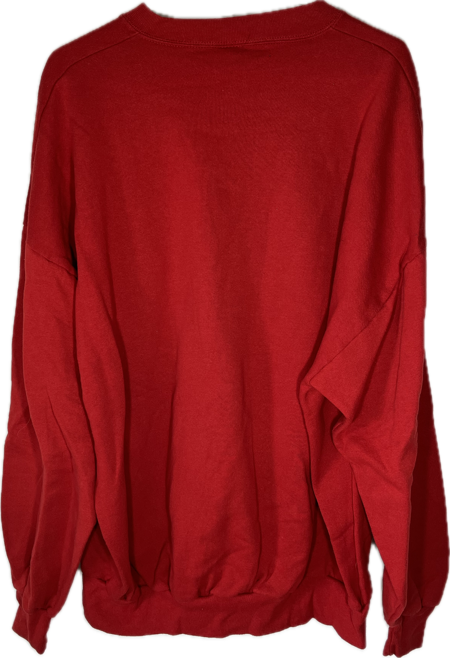 90’s Jerzees Red Blank Crewneck Sweatshirt - XLarge - 28” x 29”