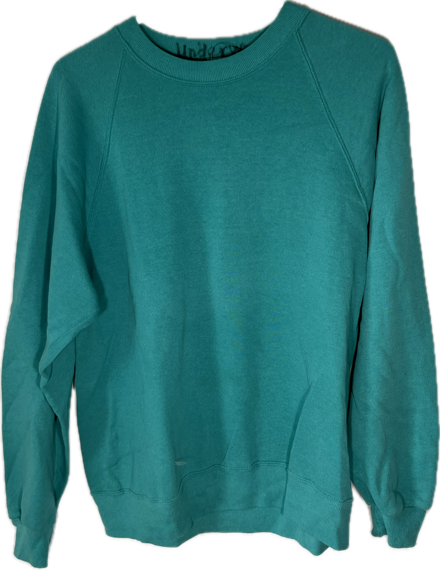 90’s Jerzees Blank Turquoise Crewneck Sweatshirt - Medium - 21” x 25.5”