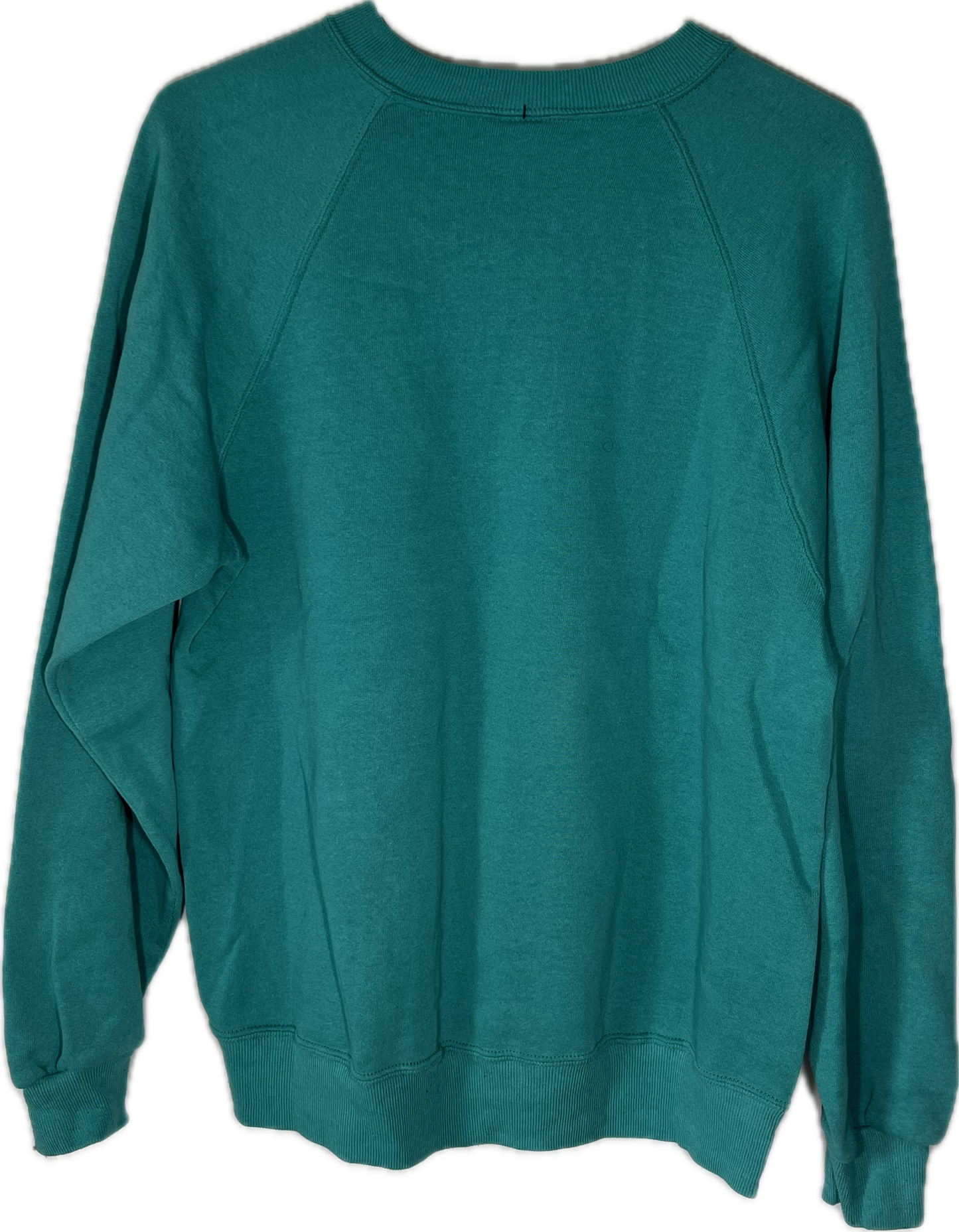 90’s Jerzees Blank Turquoise Crewneck Sweatshirt - Medium - 21” x 25.5”