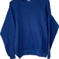 90’s Jerzees Blank Blue Crewneck Sweatshirt - Medium - 20” x 24.5”