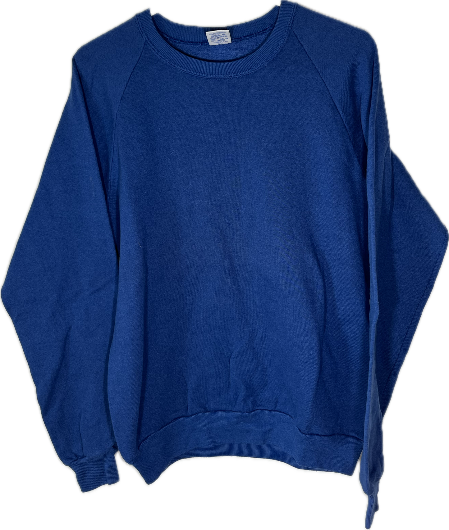 90’s Jerzees Blank Blue Crewneck Sweatshirt - Medium - 20” x 24.5”