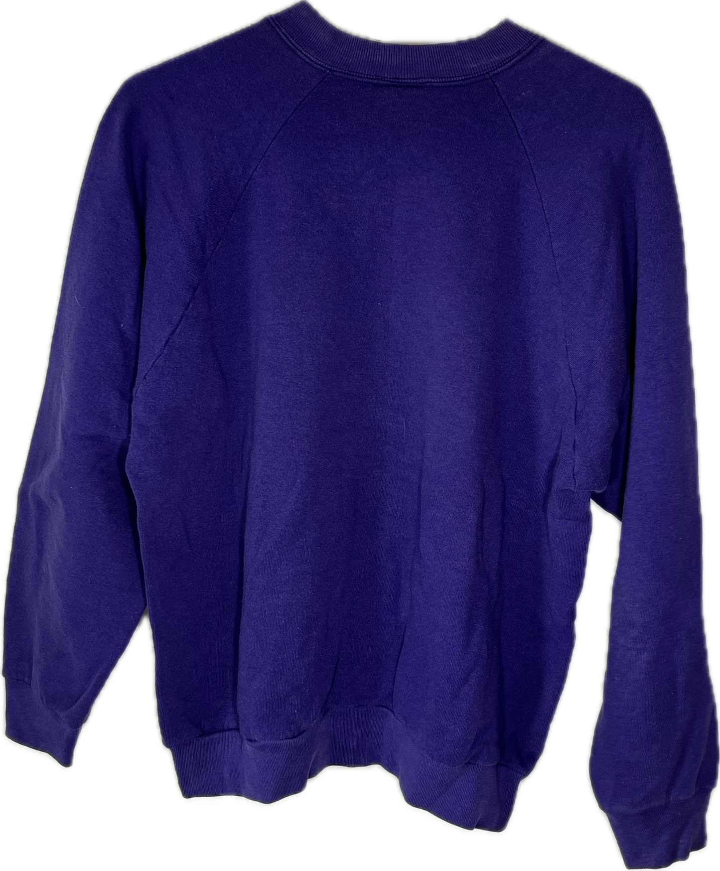 80/90’s FOTL Blank Boxy "Ladies" Purple Crewneck Sweatshirt - Large - 22” x 23.5”