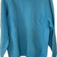 80/90’s FOTL Blank Teal Boxy Crewneck Sweatshirt - XLarge - 24” x 23.5”