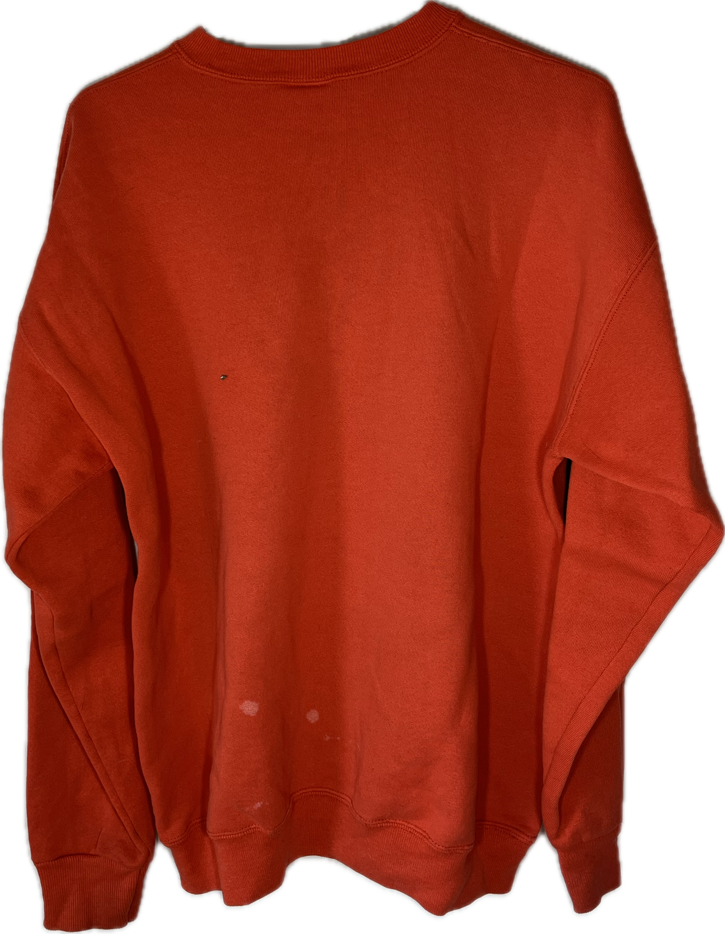 80’s Lee Sturdy Sweats Blank Orange Crewneck Sweatshirt - Medium - 21” x 26.5”