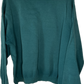 90’s Heavyweight Lee Blank Turquoise Boxy Crewneck Sweatshirt - XLarge - 25” x 23.5”