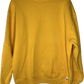 90’s Russell Athletic Blank Yellow Crewneck Sweatshirt - Large - 23” x 27.5”