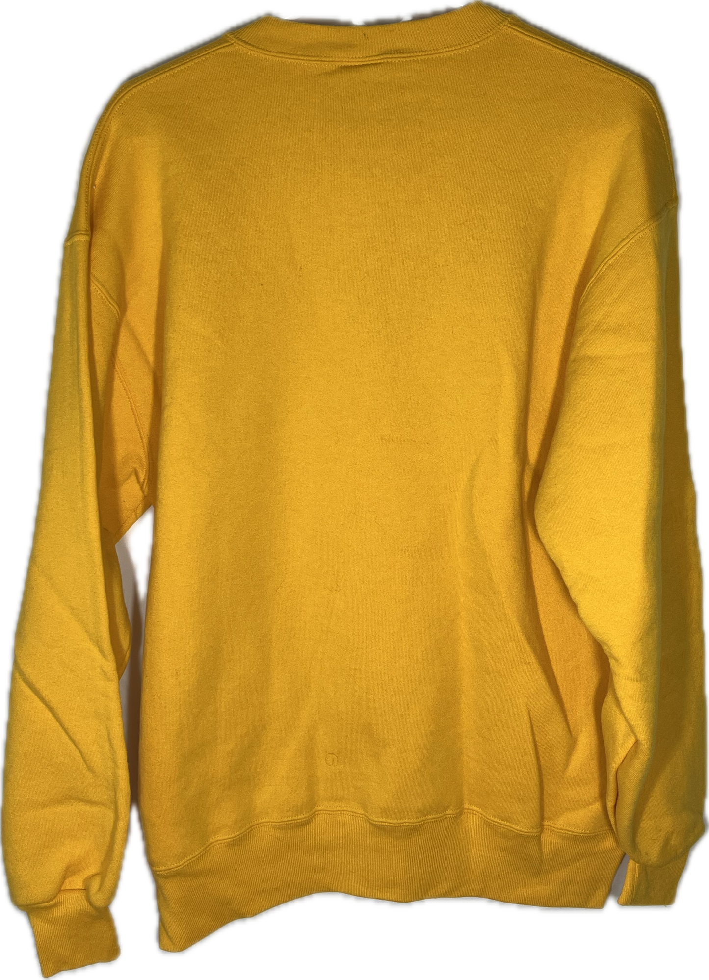 90’s Russell Athletic Blank Yellow Crewneck Sweatshirt - Large - 23” x 27.5”