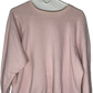 80's Tultex Blank Pink Boxy Crewneck Sweatshirt - XLargre - 24” x 21.5”