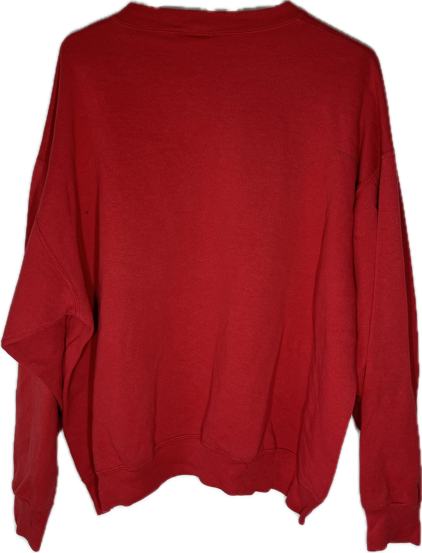 90’s Tultex Blank Boxy Red Crewneck Sweatshirt - XLarge - 27.5” x 25.5”