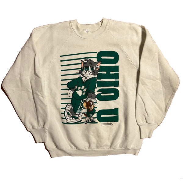 90’s FOTL Ohio University Tom and Jerry Looney Tunes Crewneck Sweatshi ...
