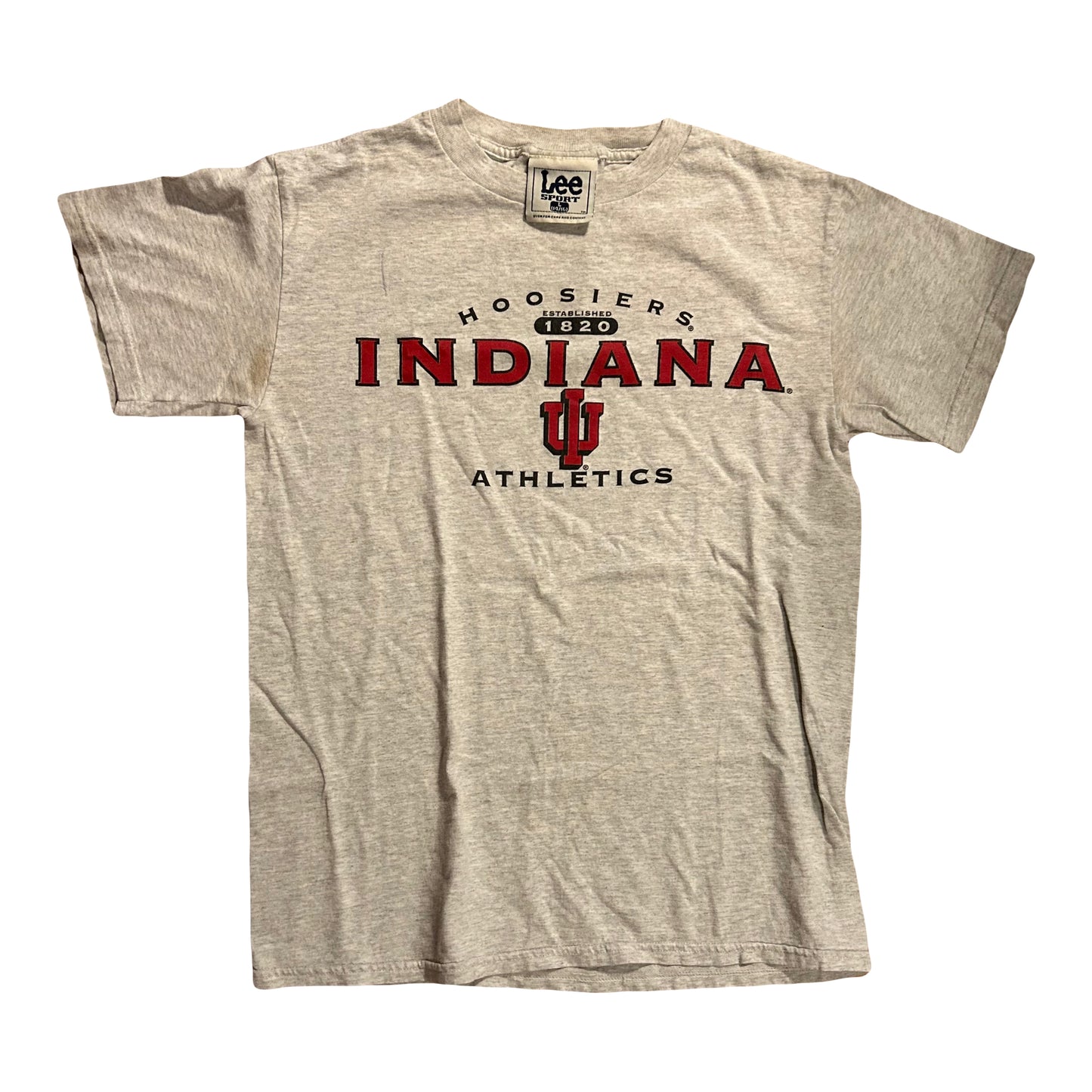 Lee Indiana Hoosiers University College Athletics Tshirt - XSmall - 17.5” x 25”