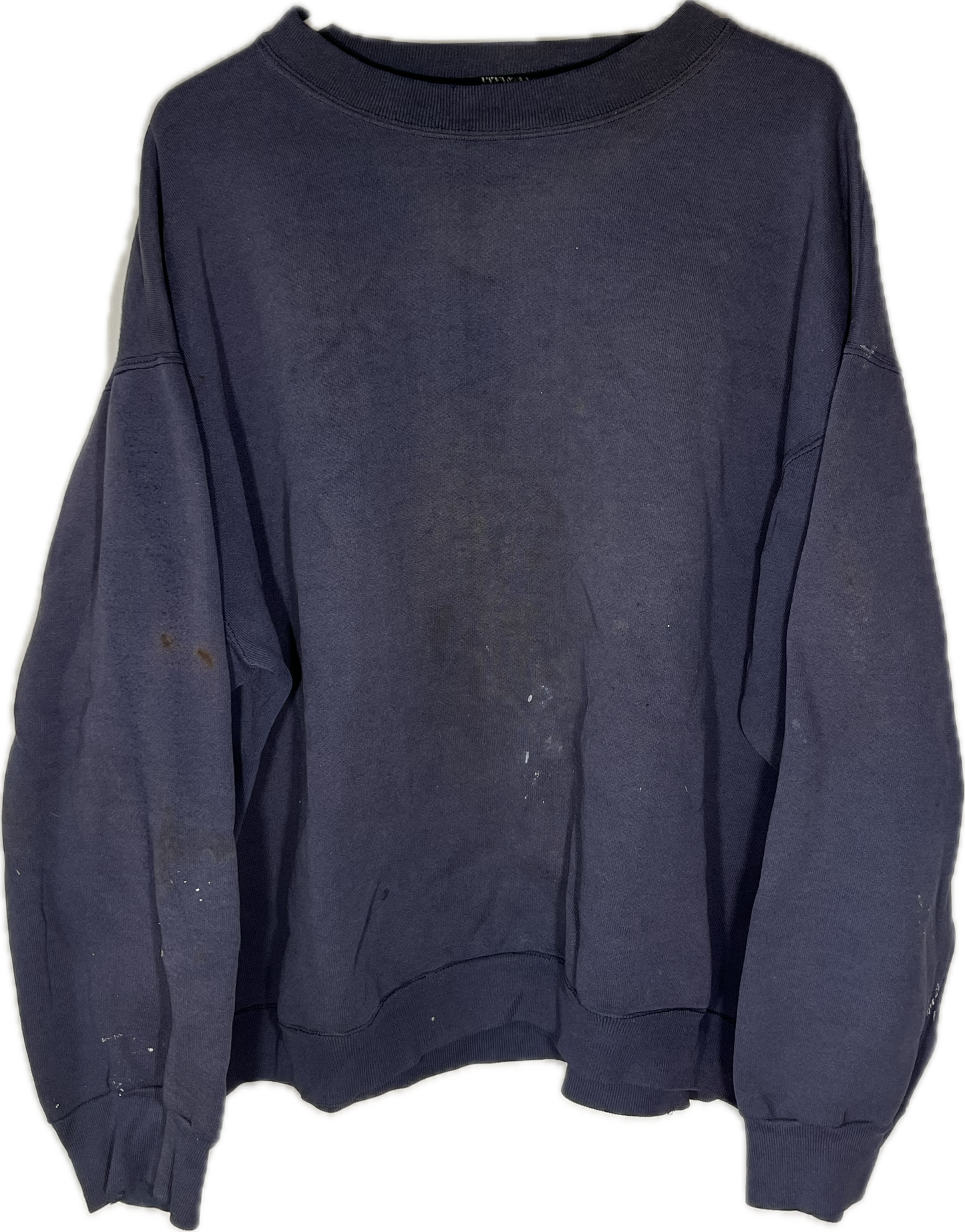 90’s Tultex Blank Navy Crewneck Sweatshirt - XLarge - 27.5” x 26”