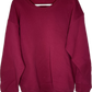 80’s Blank Pinkish Red Crewneck Sweatshirt - Large - 23” x 27.5”