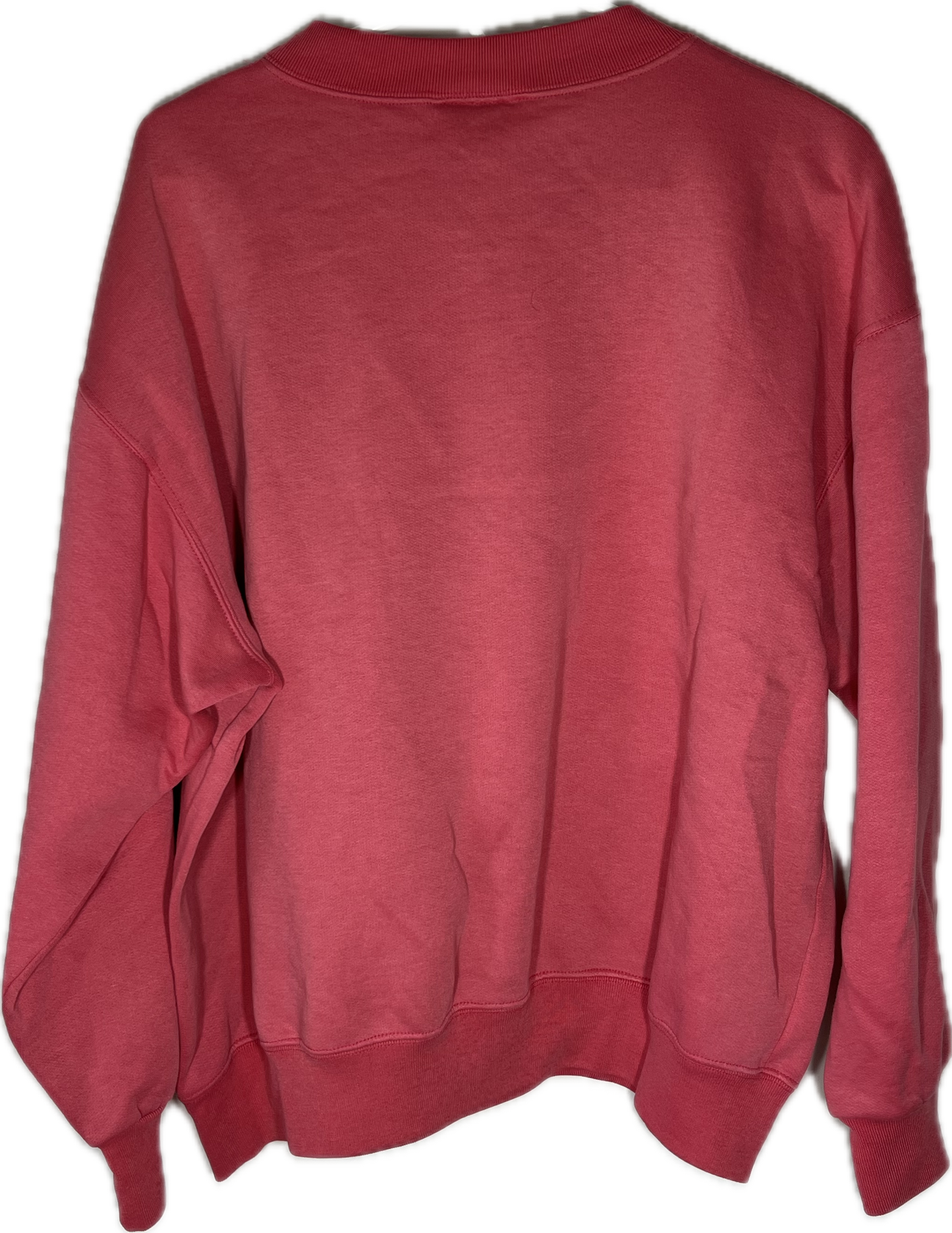 80’s Exacto Blank Pink Boxy Crewneck Sweatshirt - XLarge - 25” x 24.5”