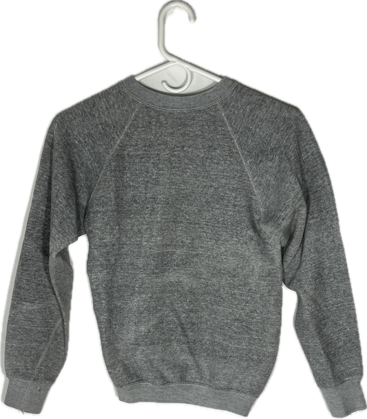 70’s Blank Grey Crewneck Sweatshirt - XSmall - 15” x 20”