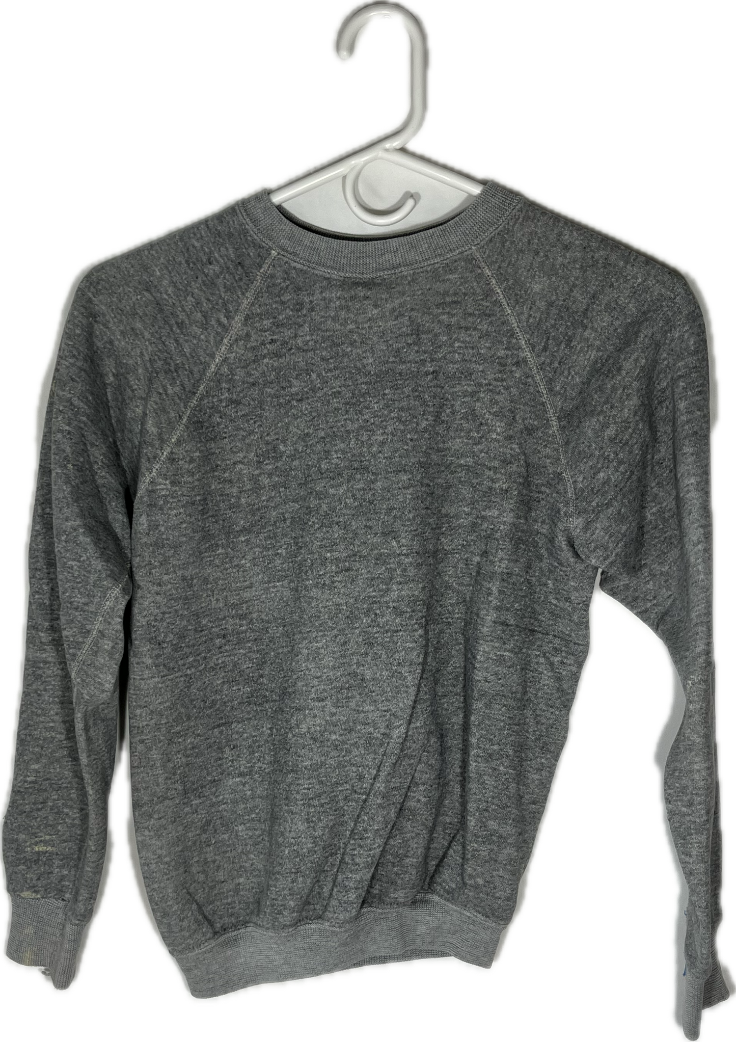 70’s Blank Grey Crewneck Sweatshirt - XSmall - 15” x 20”