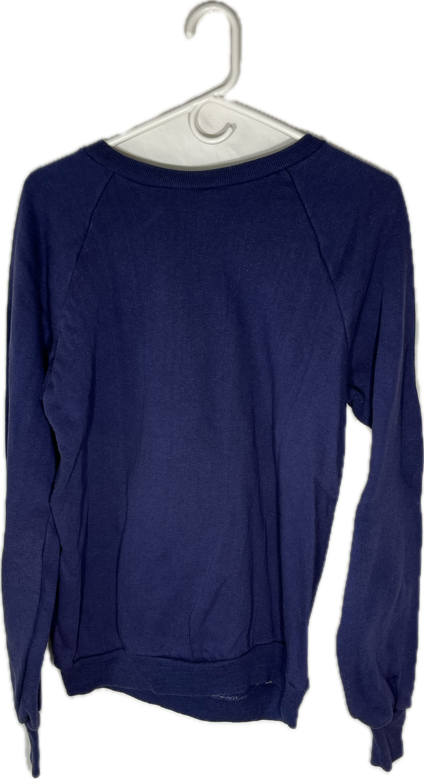 70/80’s KMart Blank Navy Crewneck Sweatshirt - Small - 19” x 24.5”