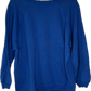 80’s Hanes Blank Blue Boxy Crewneck Sweatshirt - XLarge - 24.5” x 23.5”