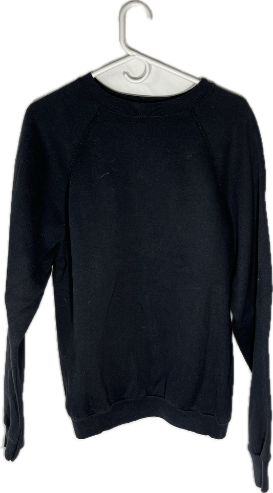 90’s Ultra Fleece Blank Black Crewneck Sweatshirt - Medium - 21.5” x 25”