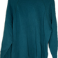 90’s Hanes Her Way Blank Turquoise Boxy Crewneck Sweatshirt - XLarge - 24.5” x 24”