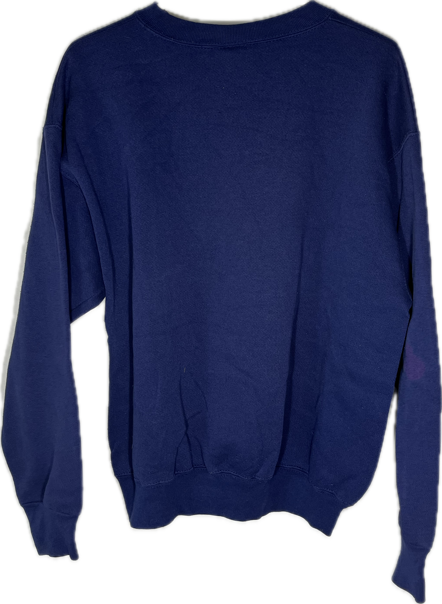 90’s Tultex Blank Navy Crewneck Sweatshirt - Large - 22” x 25”