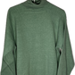 80's Blank Light Green Turtleneck Sweatshirt - Large - 22” x 24.5”