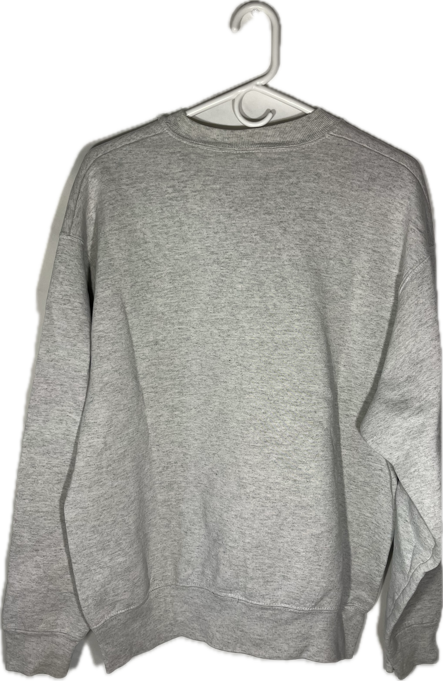 90’s BVD Blank Grey Crewneck Sweatshirt - Large - 23” x 26”