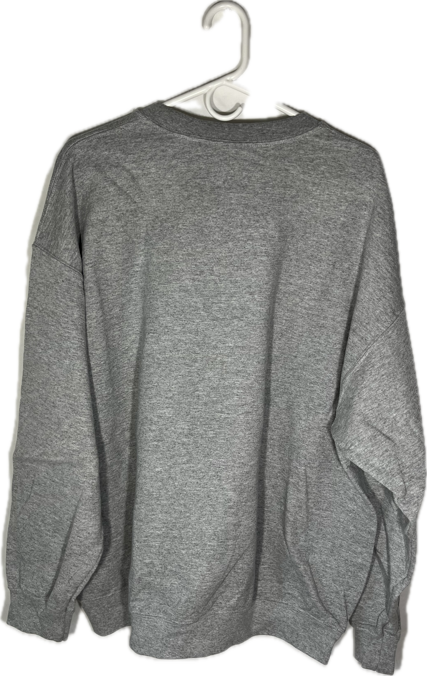 90’s Blank Boxy Grey Crewneck Sweatshirt - XLarge - 26” x 27”