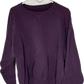 90’s Russell Athletic Blank High Cotton Plum Purple Boxy Crewneck Sweatshirt - XLarge - 24” x 24”