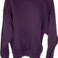 90’s Russell Athletic Blank High Cotton Plum Purple Boxy Crewneck Sweatshirt - XLarge - 24” x 24”