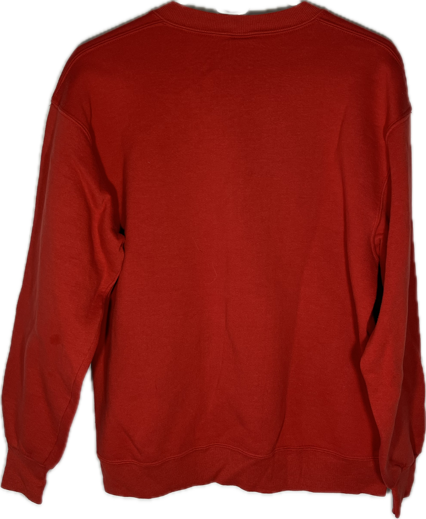 90’s Russell Athletic Blank Red Crewneck Sweatshirt - Medium - 21” x 25.5”